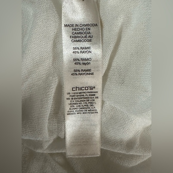 Chico's Cream Sweater Cardigan 🤍🤍🤍 - Picture 6 of 9